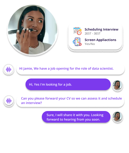 AI Voice Assistant for Recruitment | 24/7 Hiring by VoAgents